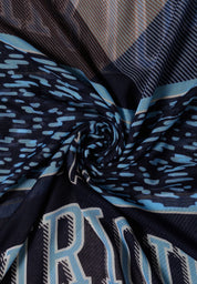 Loop-Schal im Patchwork-Print