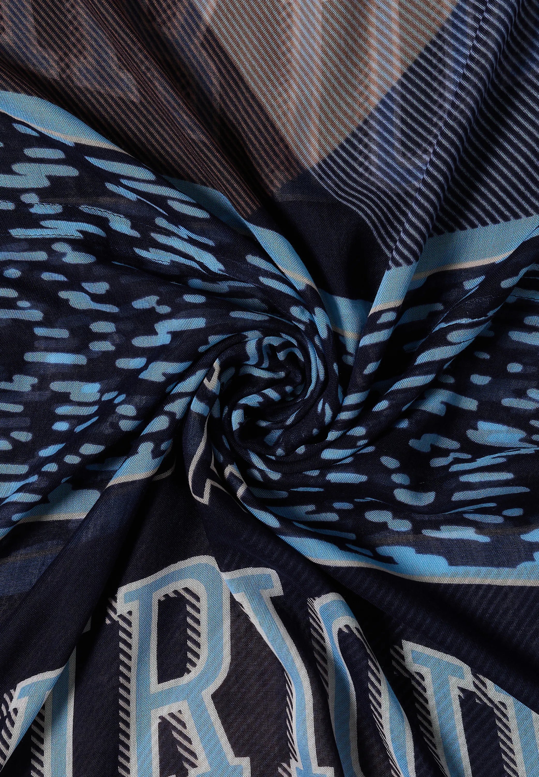 Loop-Schal im Patchwork-Print