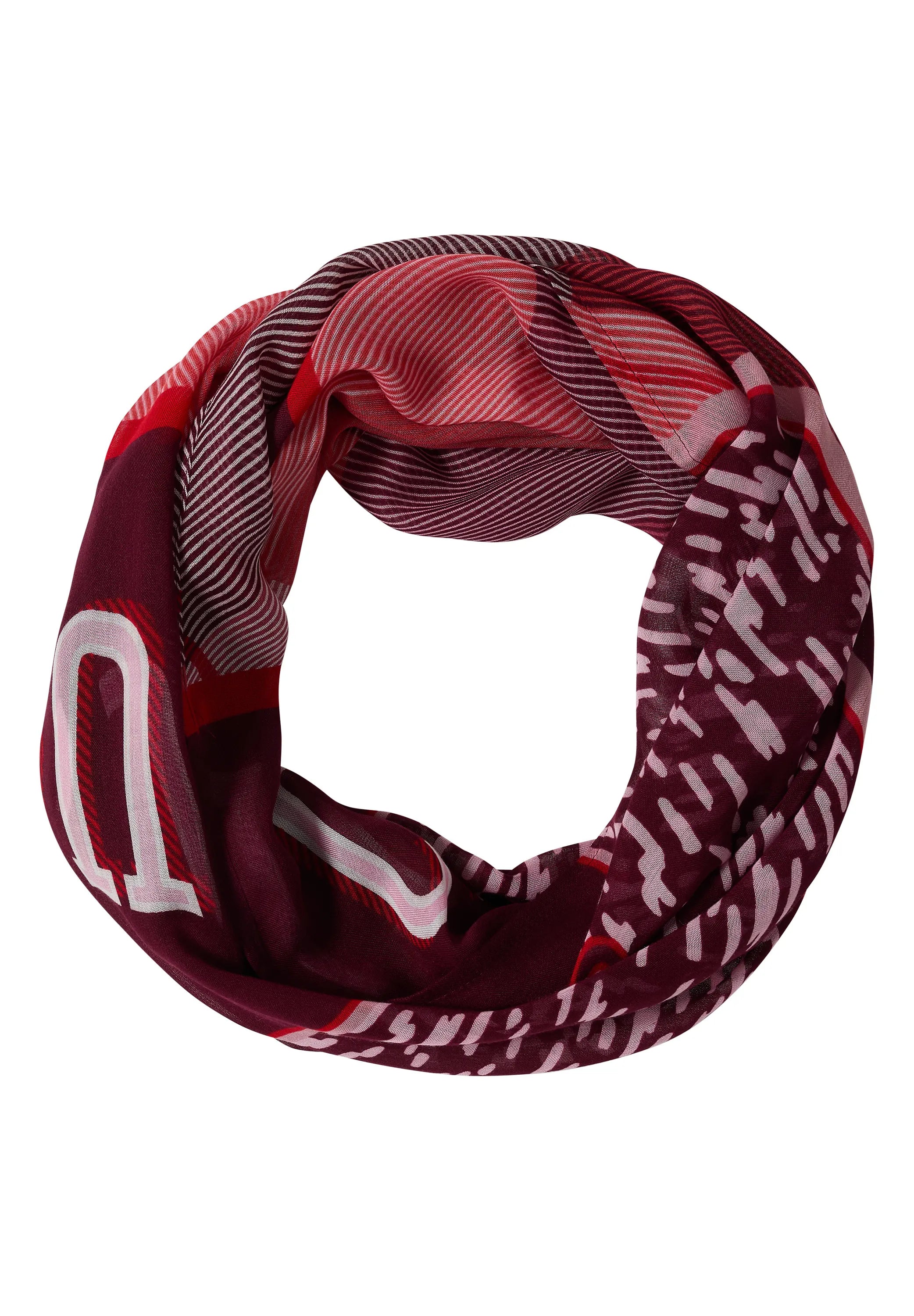 Loop-Schal im Patchwork-Print