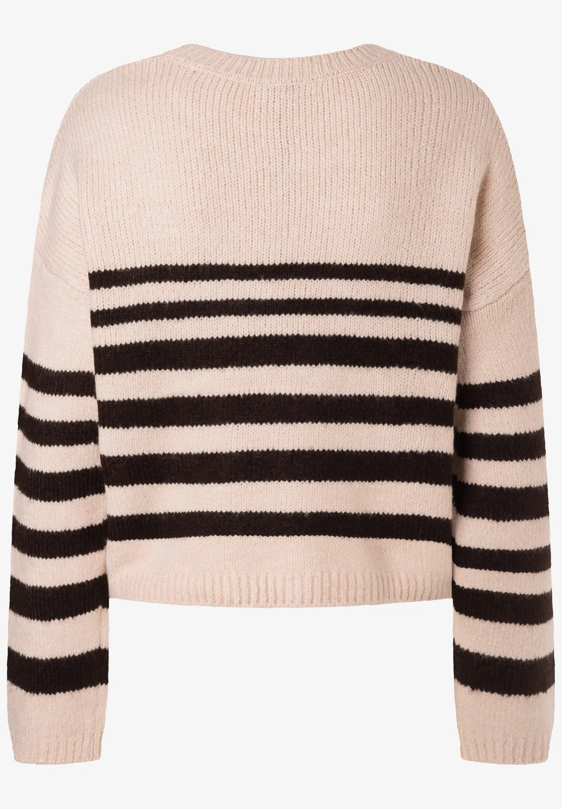 Strickpullover mit Streifen