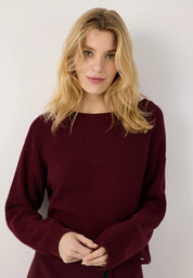 Strickpullover aus Baumwollmix