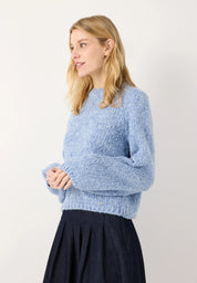 Strickpullover mit weiten Ärmeln