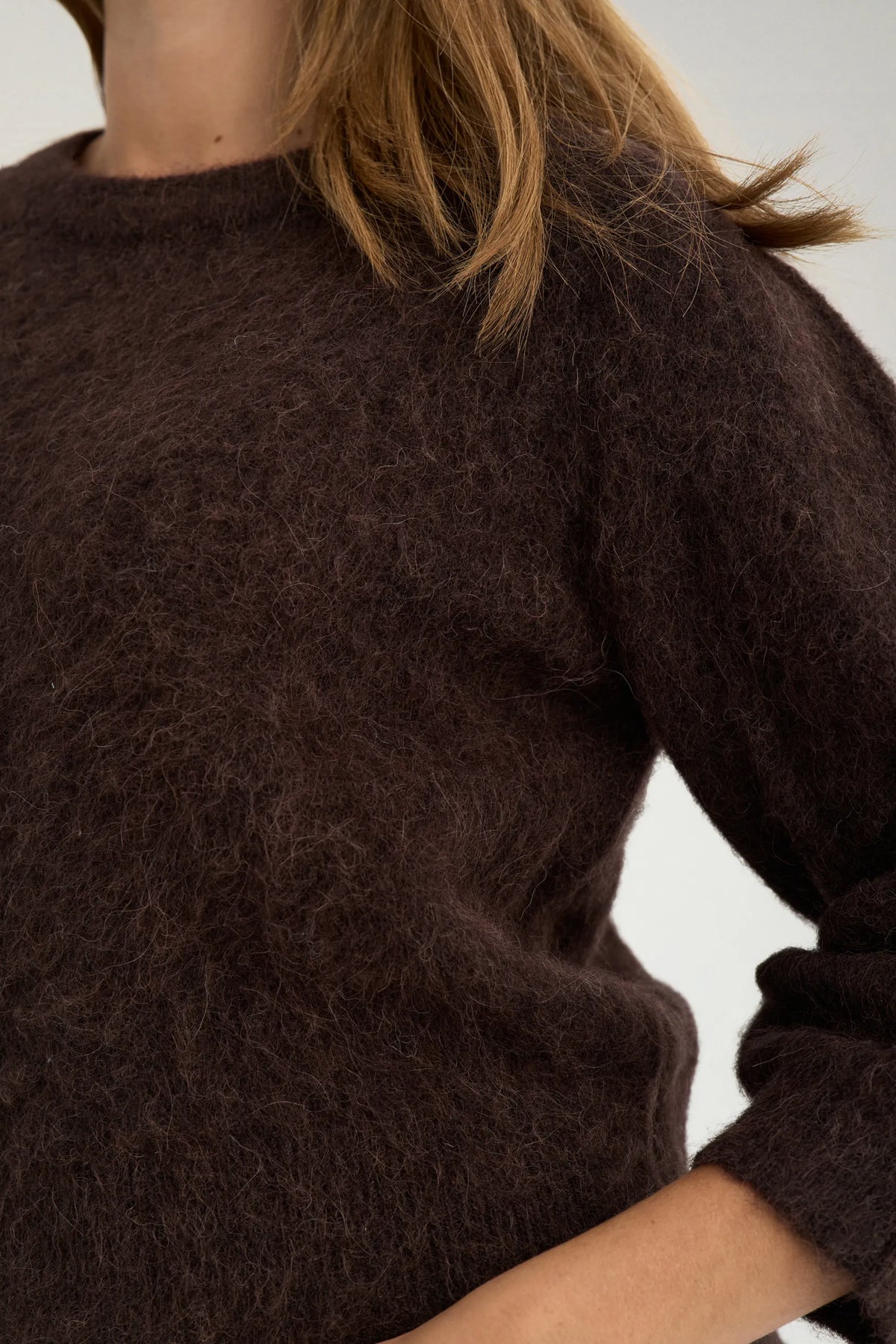 Strickpullover aus Woll-Mix