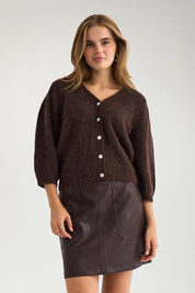 Strickcardigan aus Woll-Mix