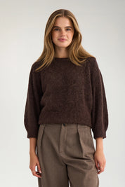 Strickpullover aus Woll-Mix