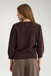 Strickpullover aus Woll-Mix