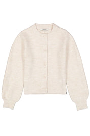 Strickjacke mit Rundhalsausschnitt
