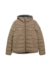Winterjacke mit abnehmbarer Kapuze