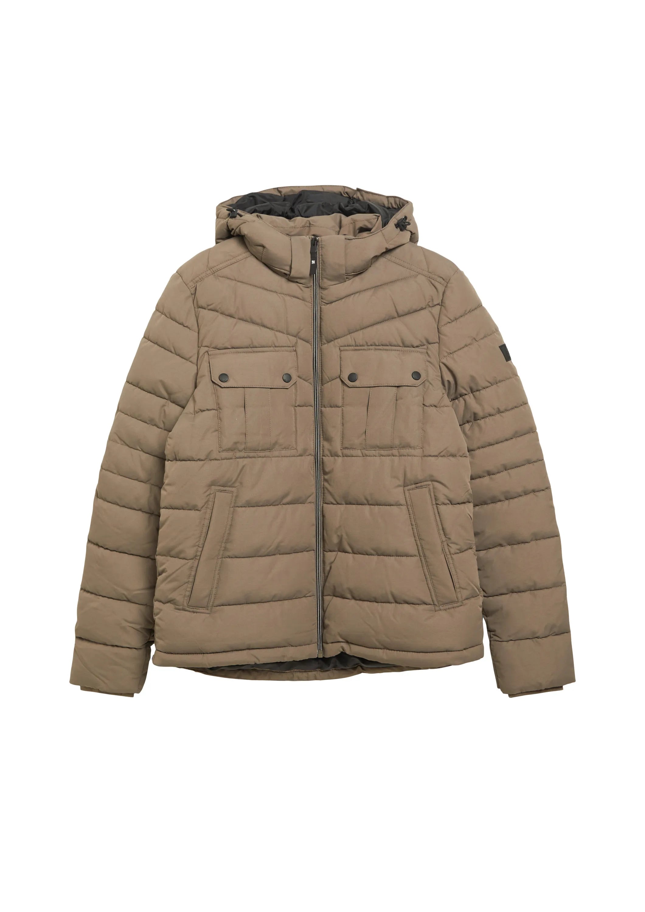 Winterjacke mit abnehmbarer Kapuze