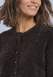 Strickcardigan aus Baumwollmix