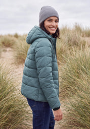 Steppjacke mit Kapuze