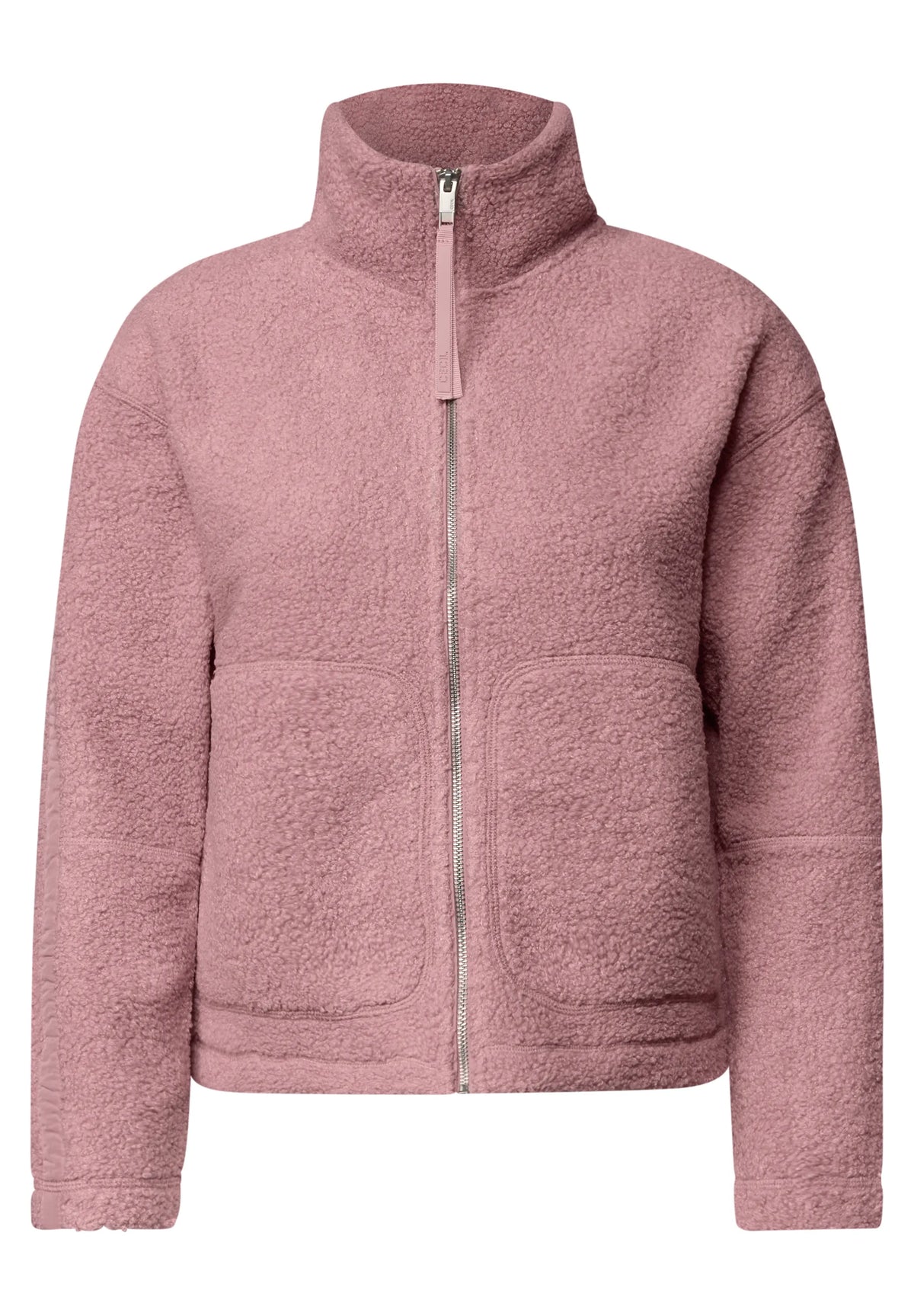 Fleecejacke mit Teddy-Optik