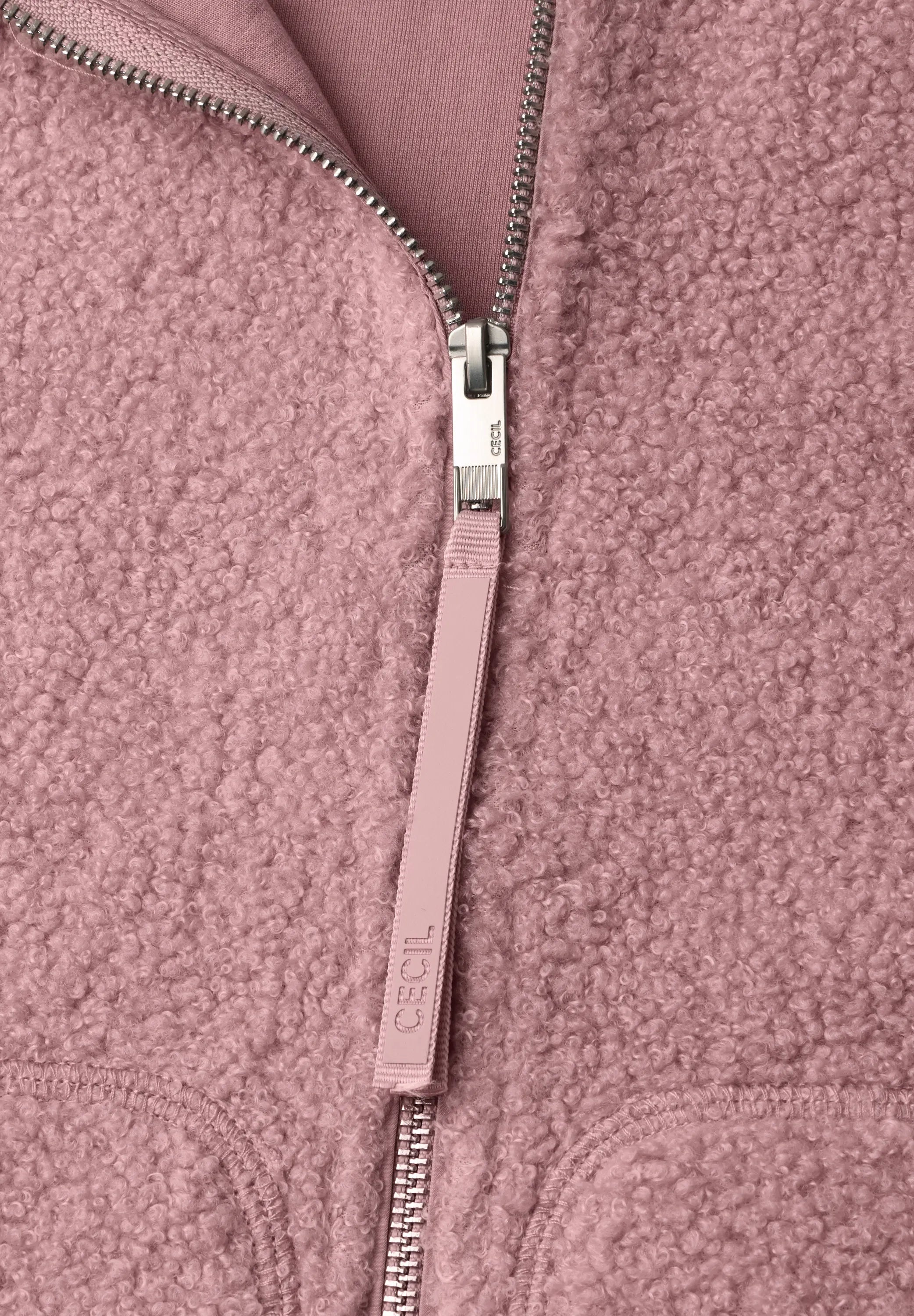 Fleecejacke mit Teddy-Optik