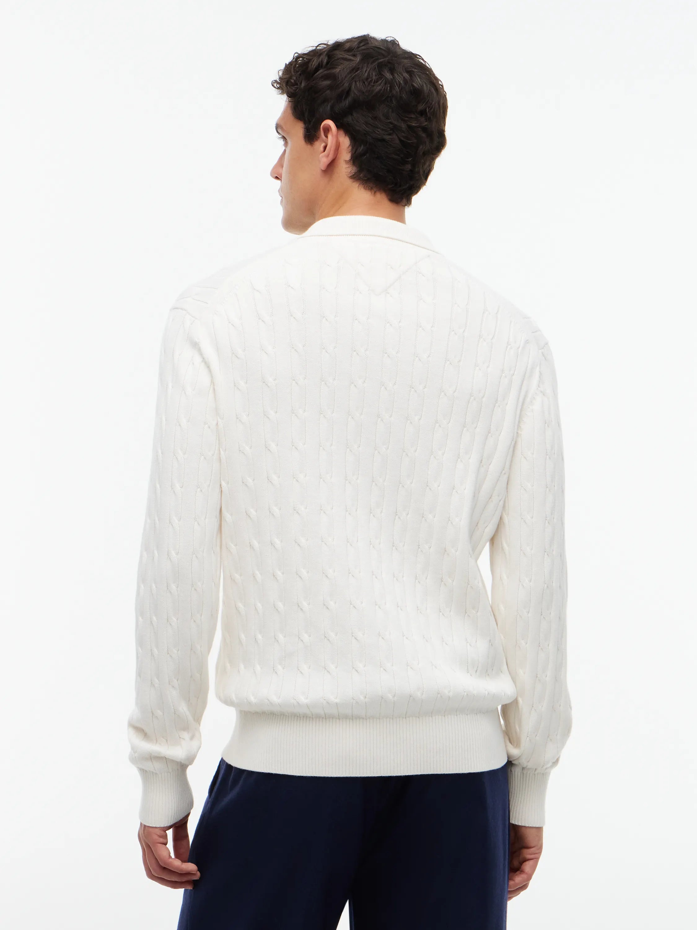 Strickpullover CABLE LS POLO