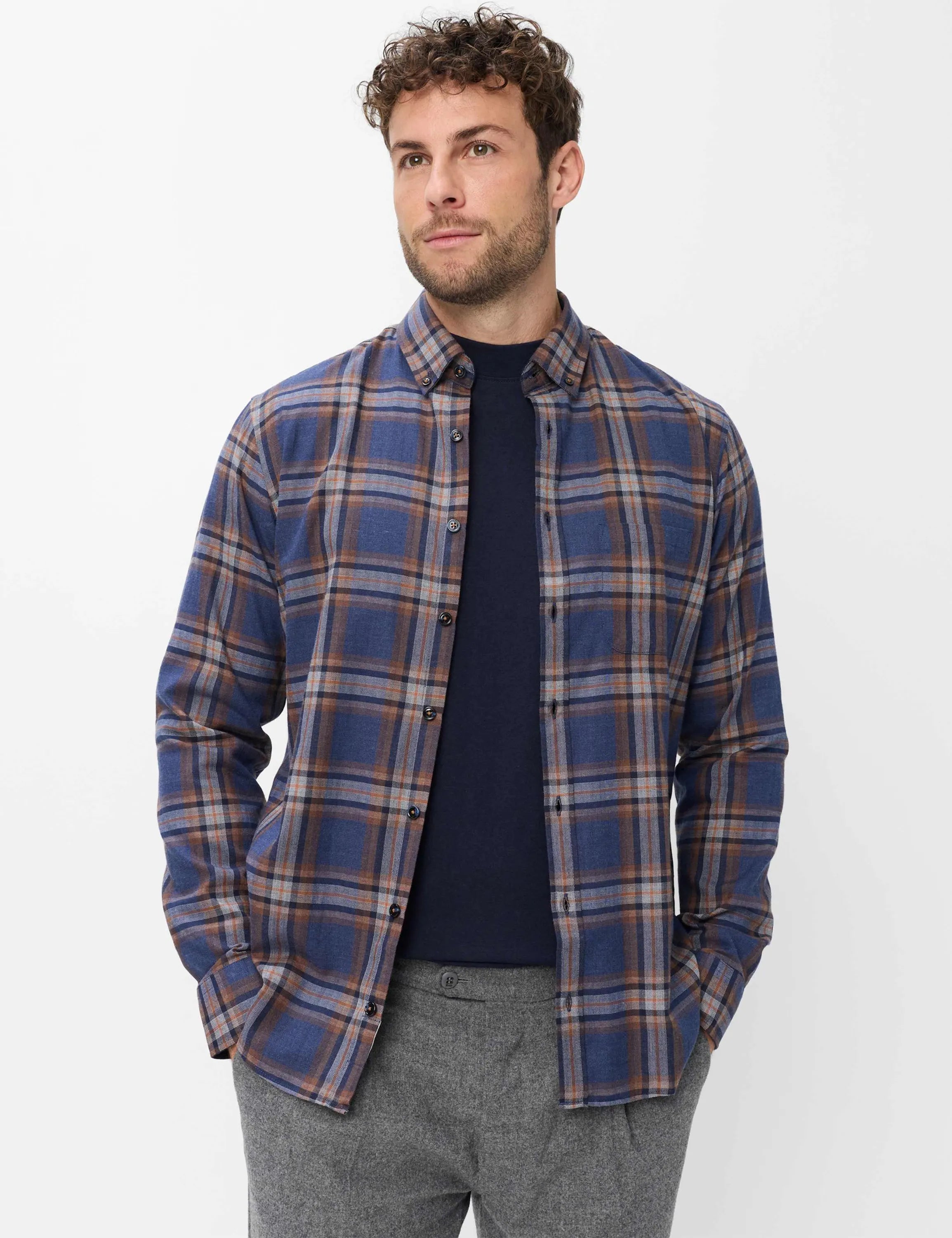 Flanellhemd DANIEL Modern Fit