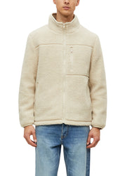 Fleecejacke mit Stehkragen