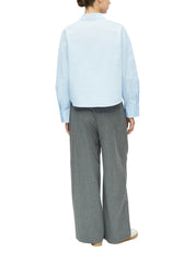 Crop Bluse aus Baumwolle