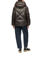 Steppjacke mit Kapuze