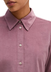 Samtbluse Slim Fit