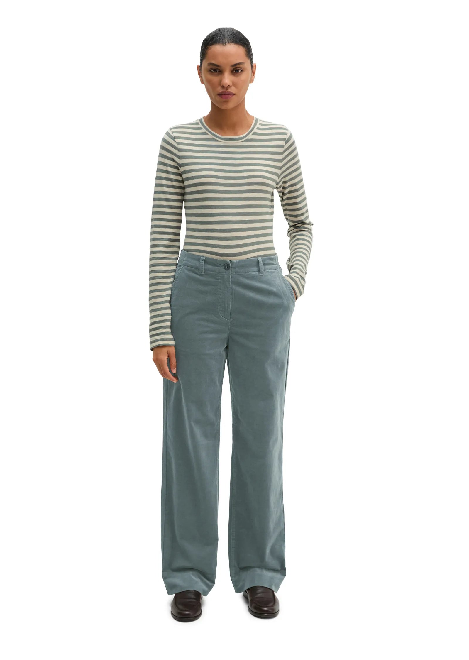 Chinohose LANDE Wide Leg