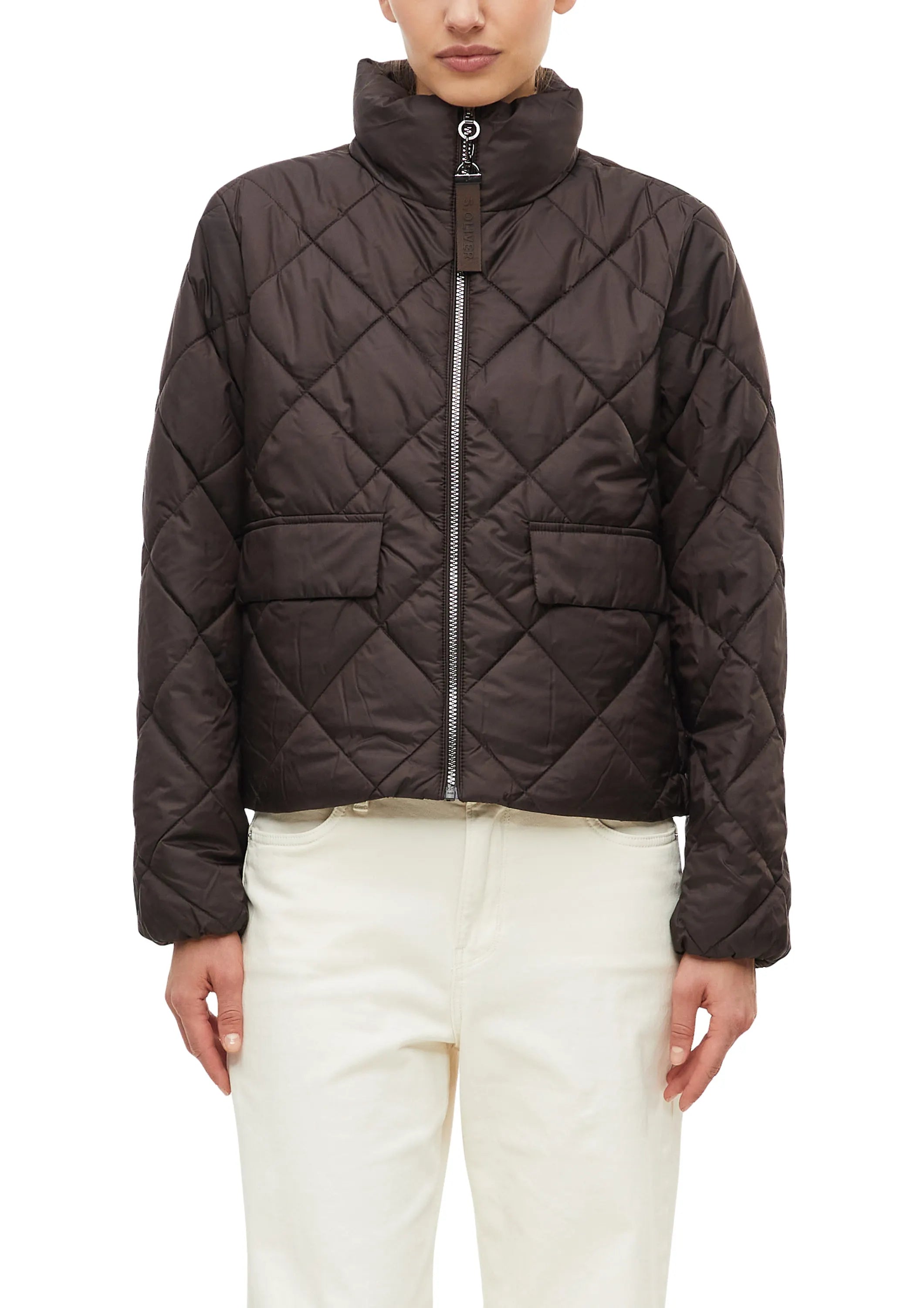 Steppjacke mit Stehkragen