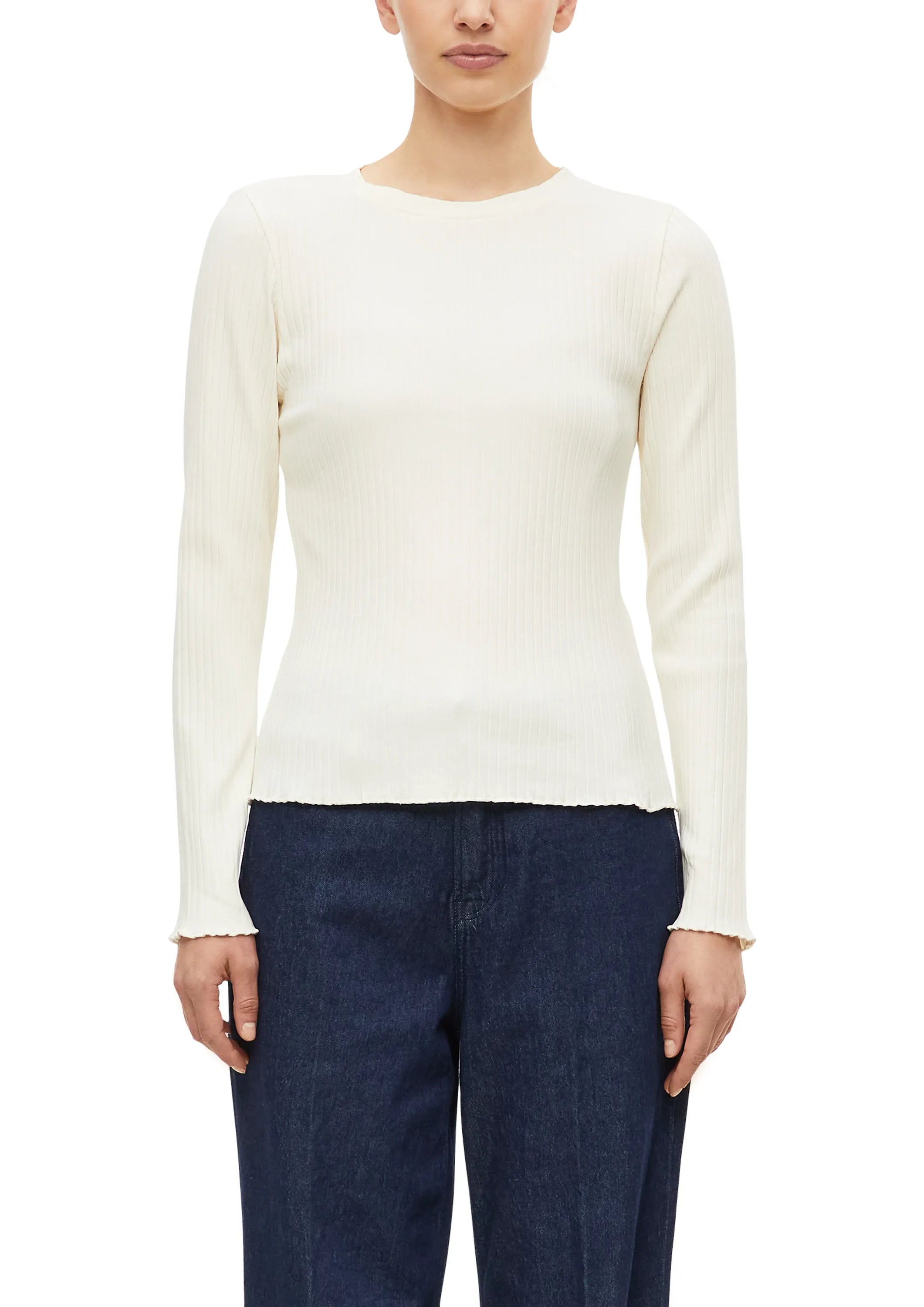 Langarmshirt aus Baumwolle