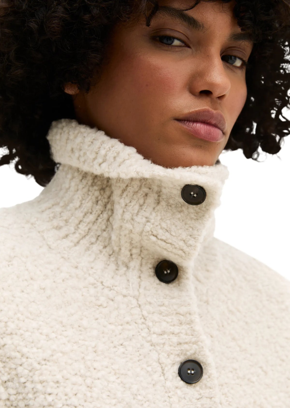 Strickweste aus Schurwollmix