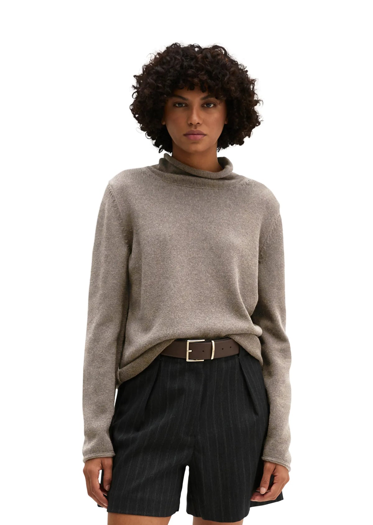 Strickpullover aus Wollmix