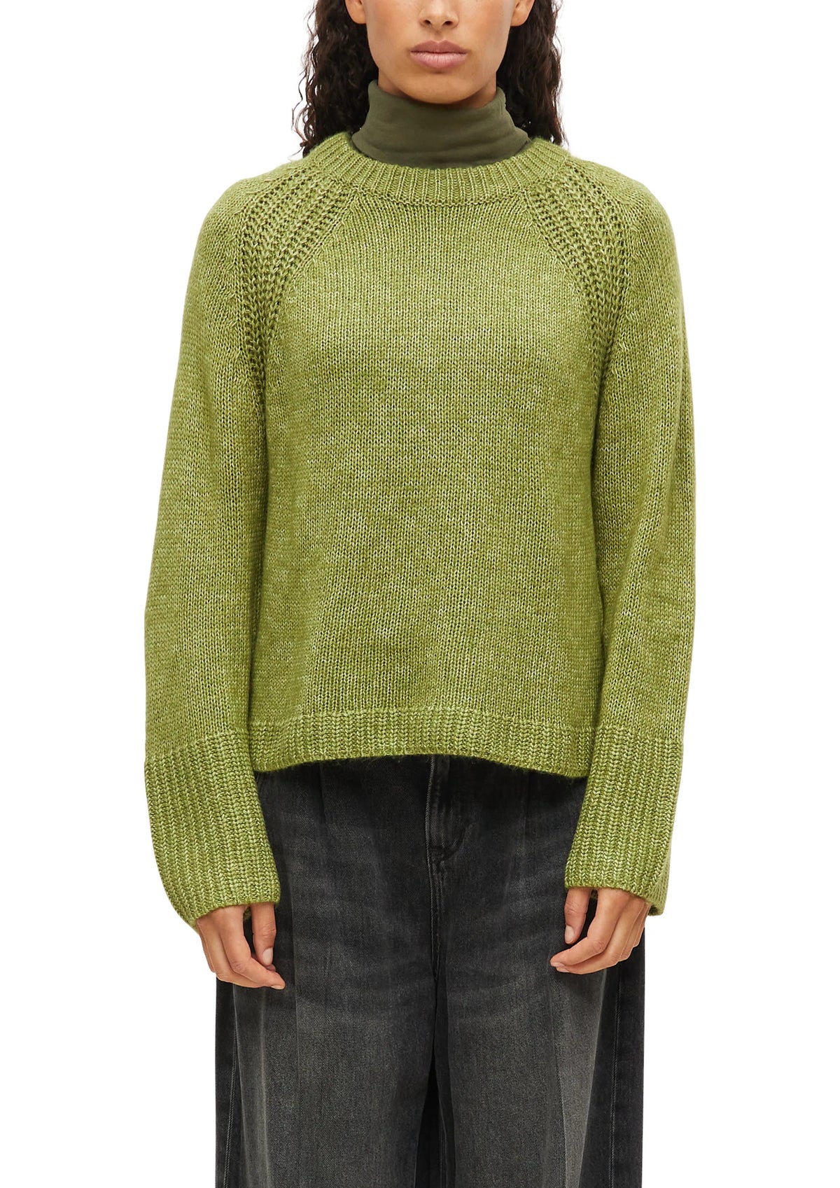 Strickpullover aus Baumwollmix