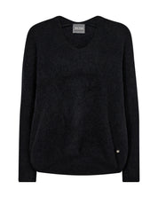 Strickpullover mit V-Ausschnitt
