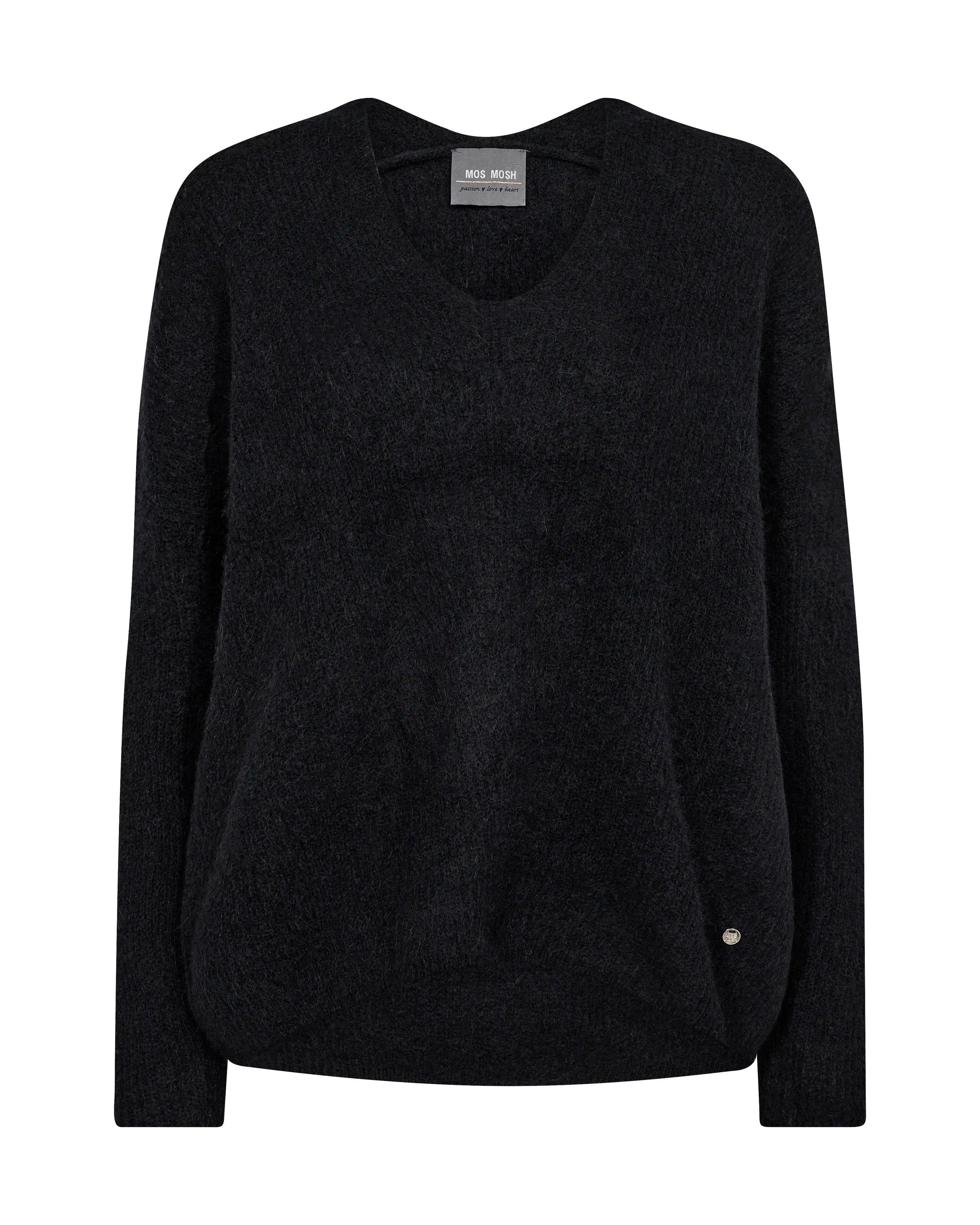 Strickpullover mit V-Ausschnitt