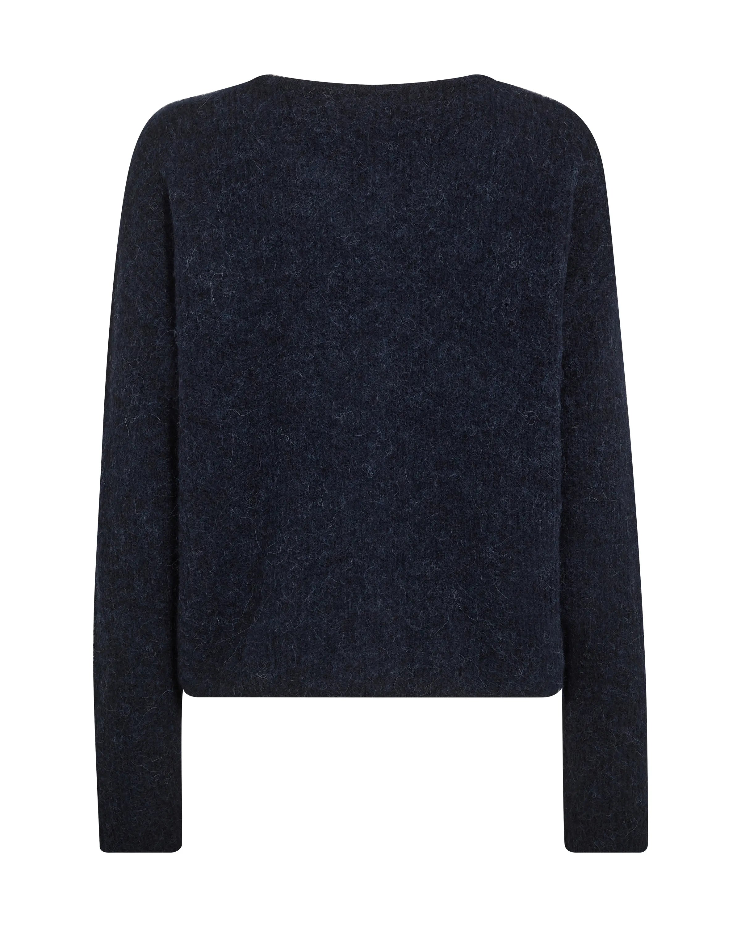Strickcardigan aus Alpaka-, Wollmix