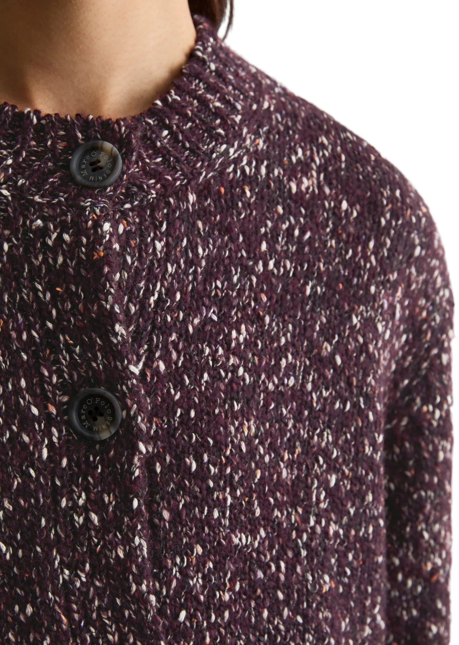 Tweed-Cardigan Relaxed Fit