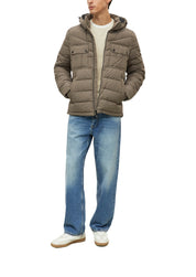 Winterjacke mit abnehmbarer Kapuze