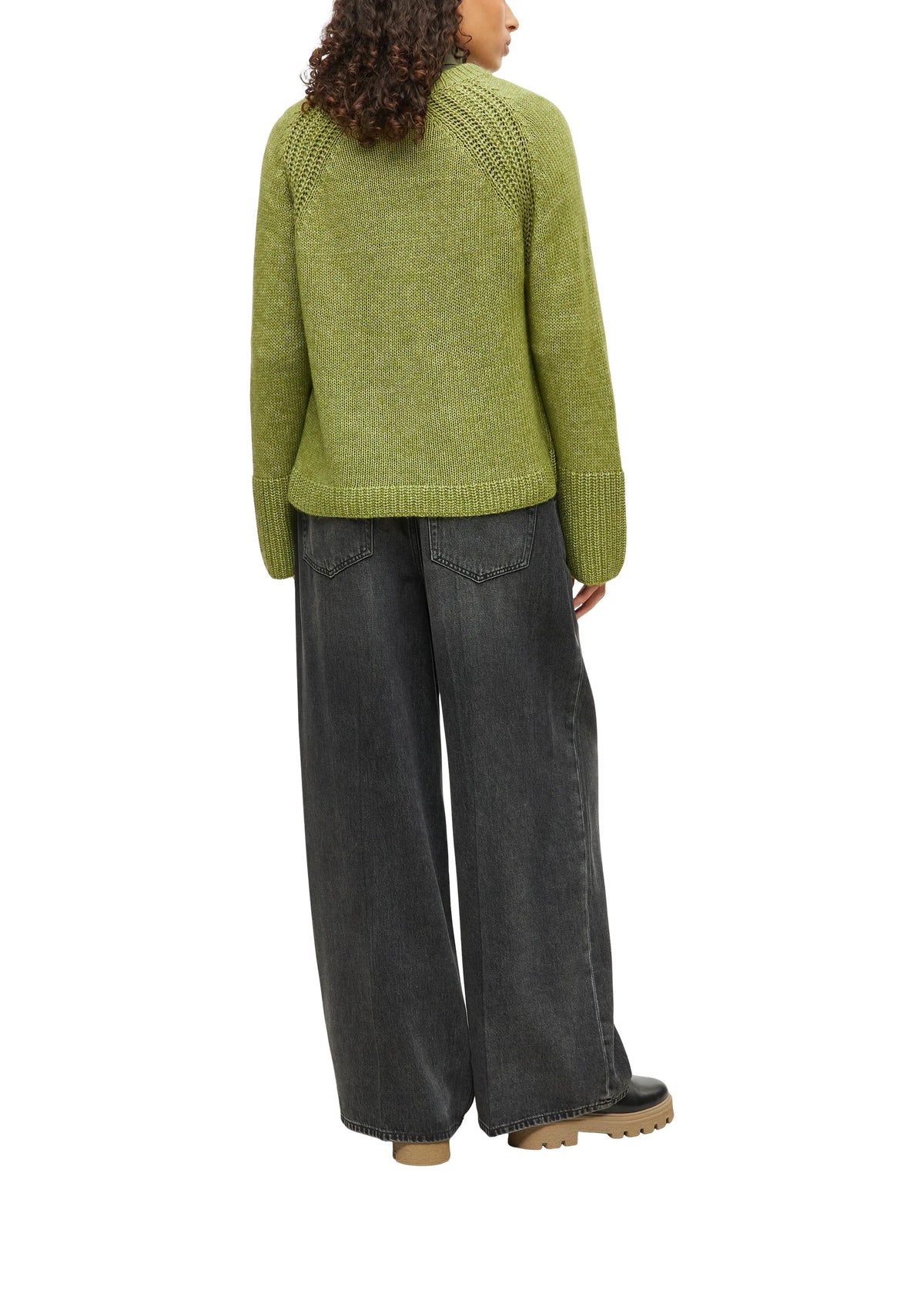 Strickpullover aus Baumwollmix