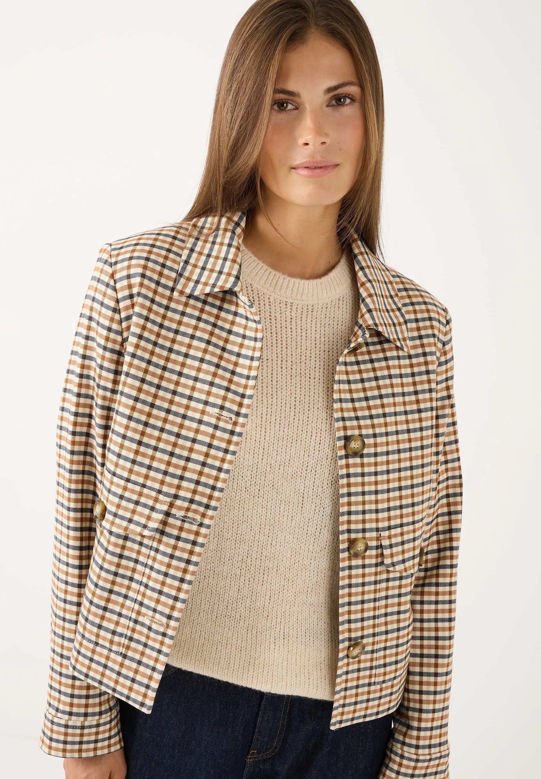 Blazerjacke kariert