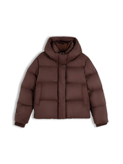 Daunenjacke mit Kapuze