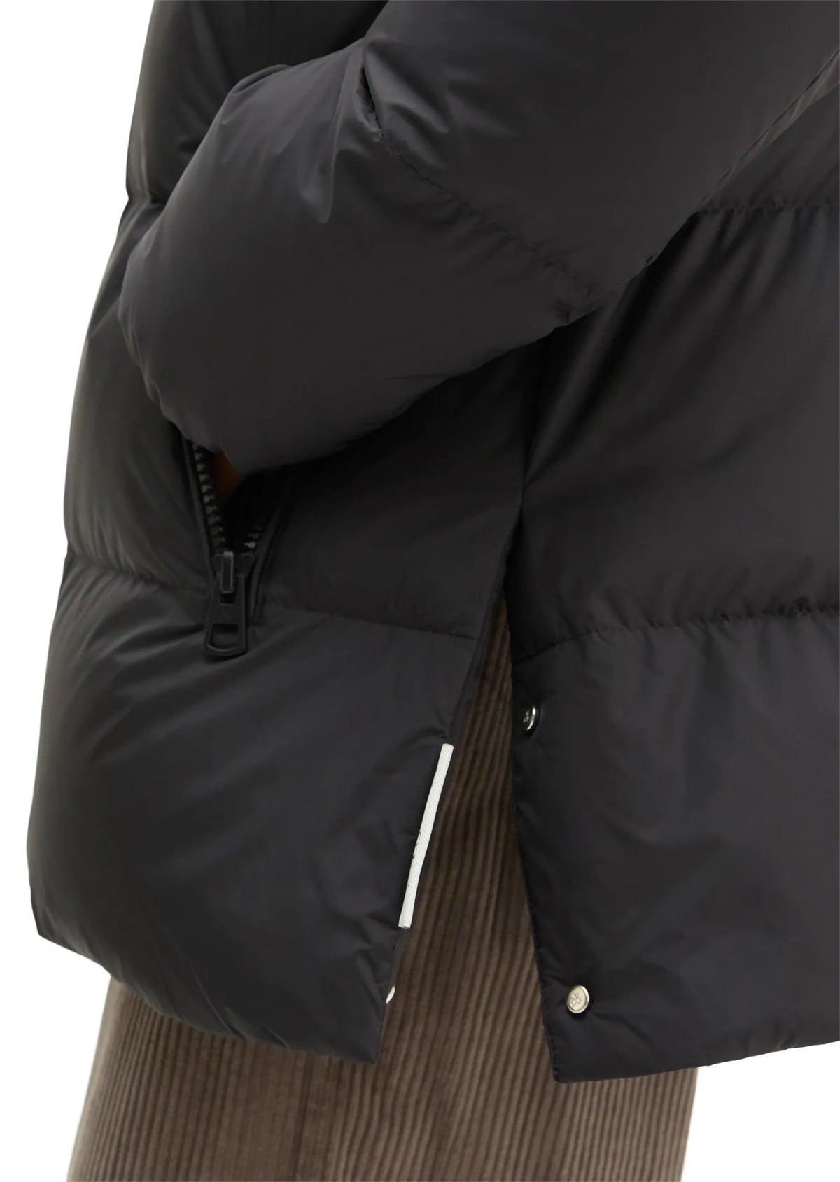 Puffer-Daunenjacke mit Kapuze