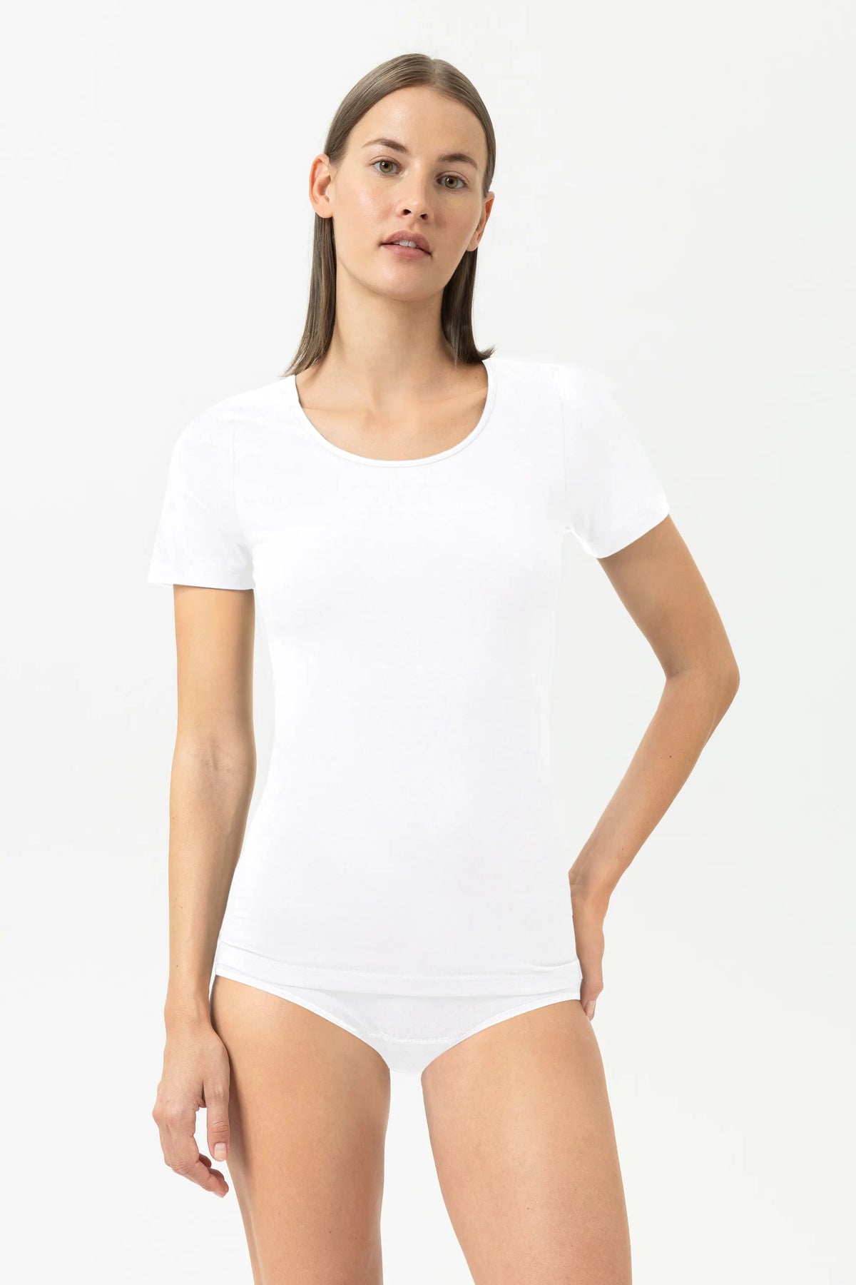 T-Shirt aus Baumwoll-Mix