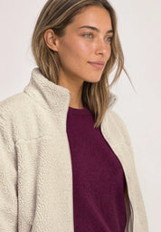 Teddy-Jacke mit Stehkragen