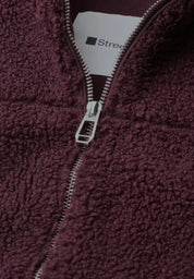 Teddy-Jacke mit Stehkragen