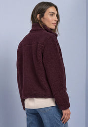 Teddy-Jacke mit Stehkragen