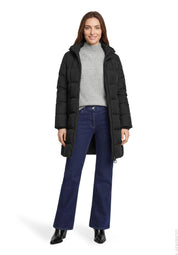 Daunen Steppjacke mit Kapuze