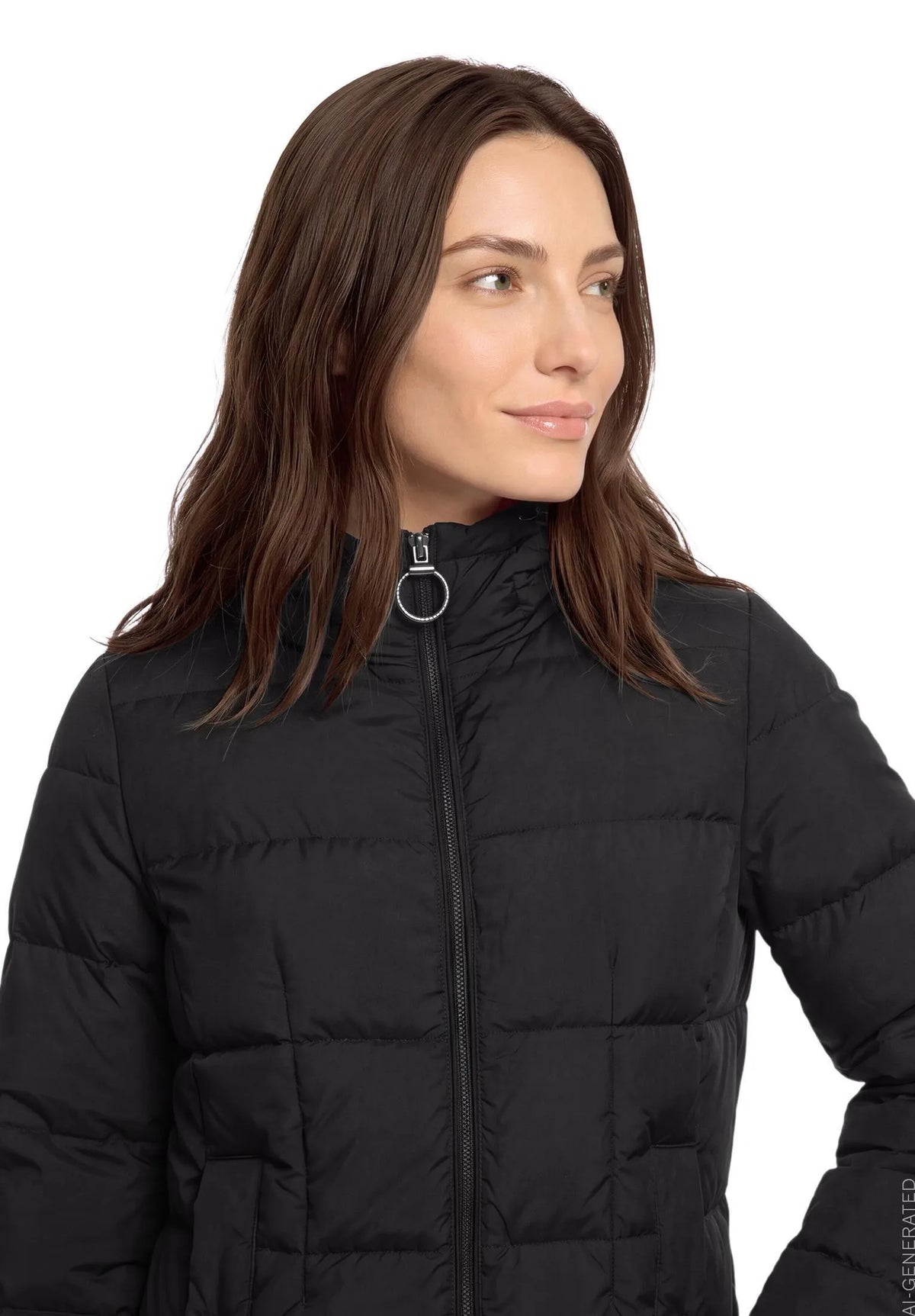 Daunen Steppjacke mit Kapuze