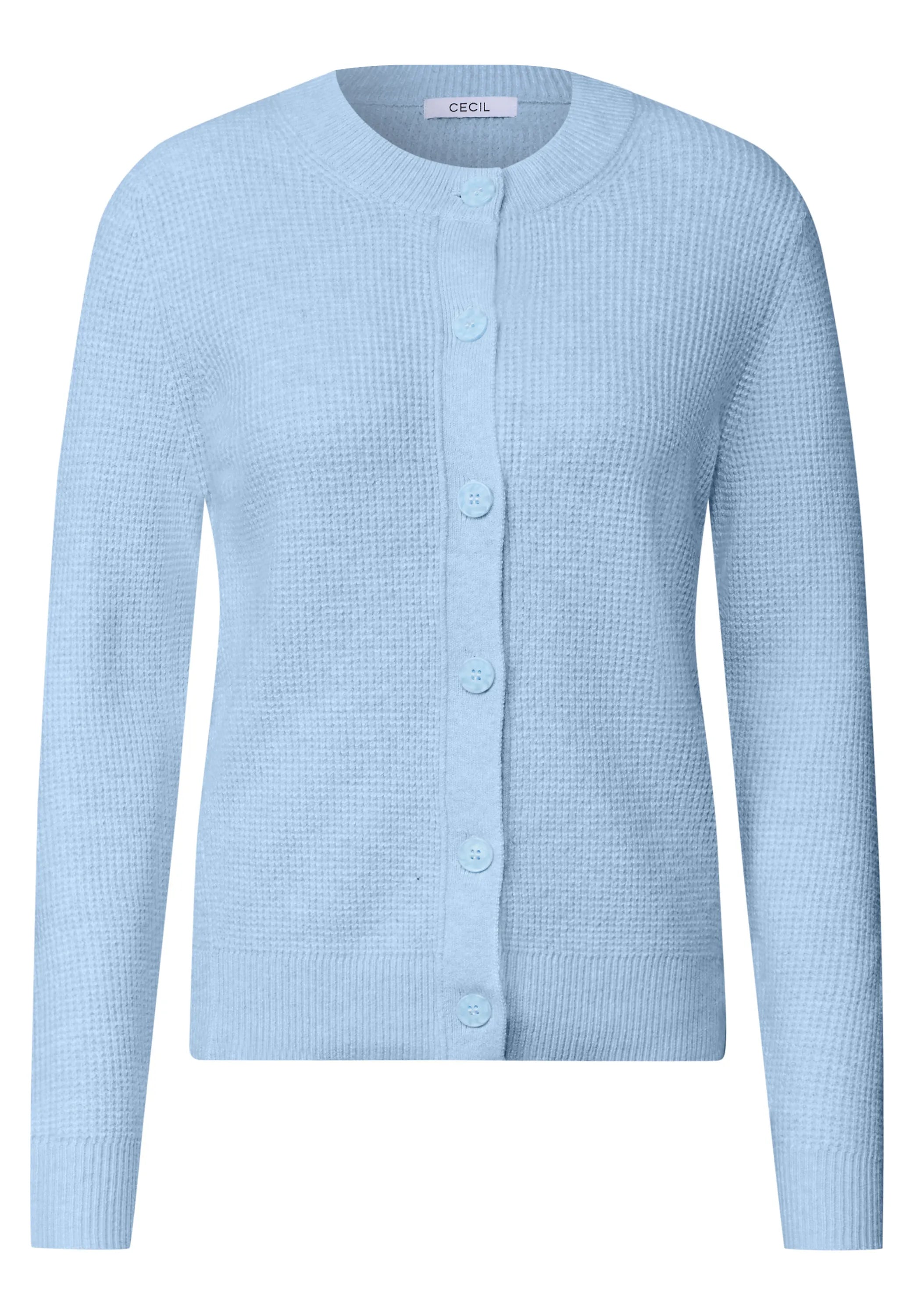 Strickcardigan aus Baumwollmix