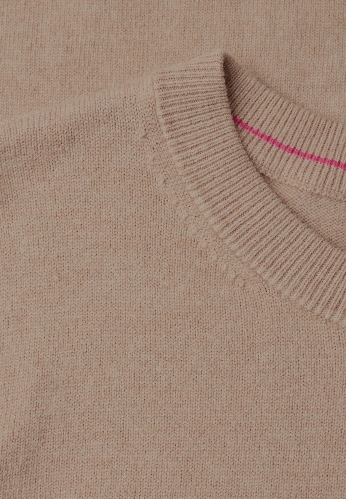 Strickpullover mit Rundhals