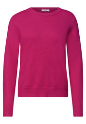 Strickpullover mit Rundhals