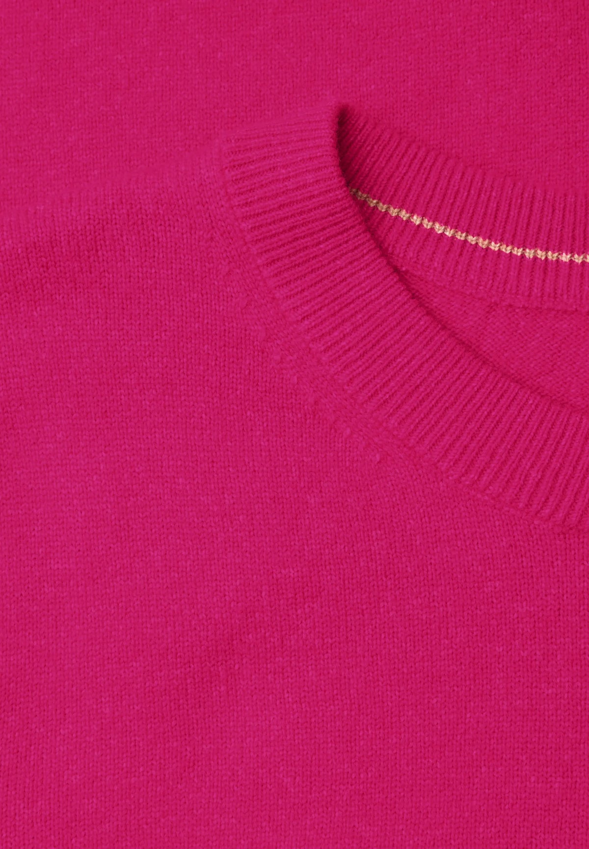 Strickpullover mit Rundhals