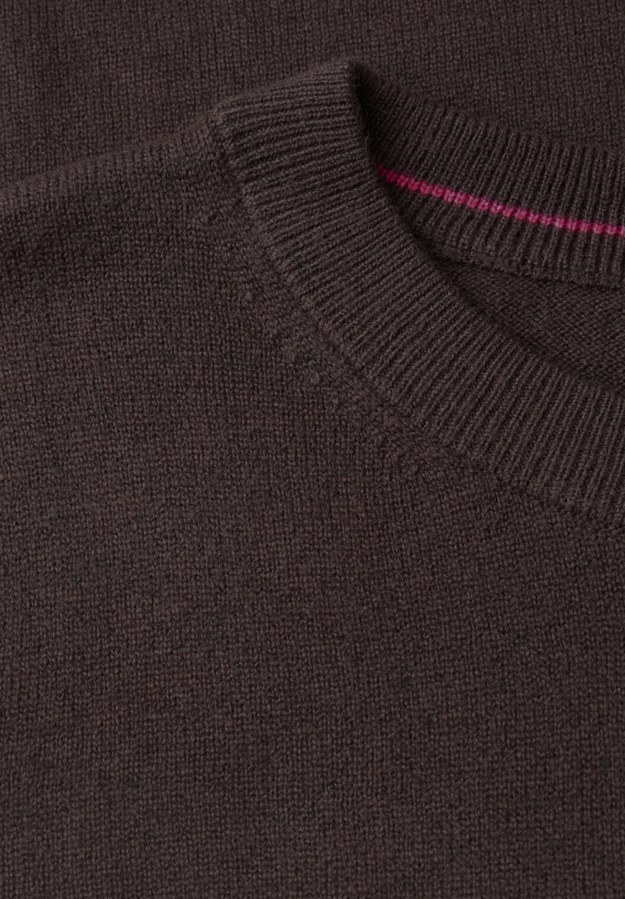 Strickpullover mit Rundhals