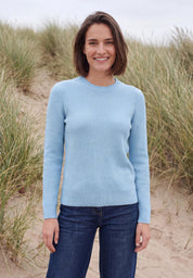 Strickpullover aus Baumwollmix